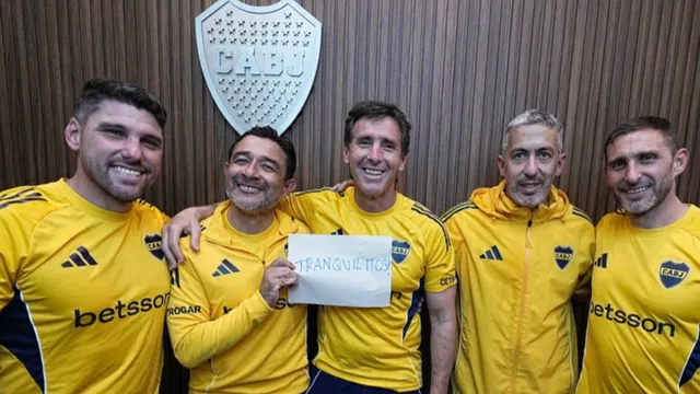 La frase de Miguel Russo que acompañó al cuerpo técnico de  Claudio Úbeda en el Superclásico ante River: "Nos decía así"