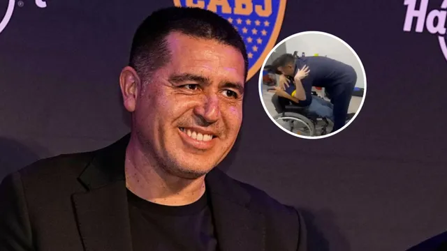 La promesa de Riquelme a un hincha de Boca en su emotivo encuentro: "Este año vamos a ganar todo"