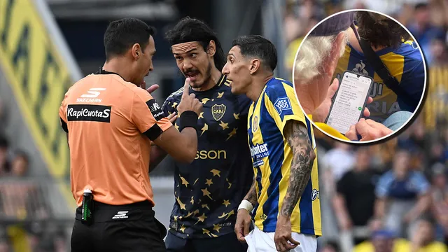 El mensaje de texto en medio de Boca vs. Rosario Central que se volvió viral