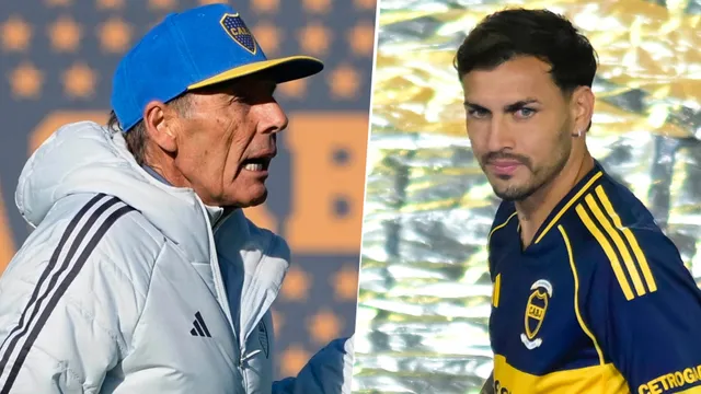 La primera decisión de Russo con Paredes en la práctica de Boca