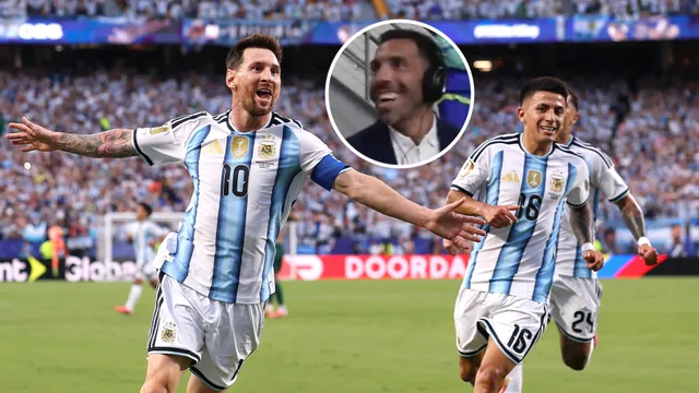 Más allá de Messi, Carlos Tevez destacó a Thiago Almada en el gol de Argentina vs. Austria: "Impresionante"