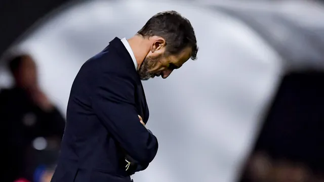 La reacción de Rodolfo Arruabarrena al tercer gol de Riestra