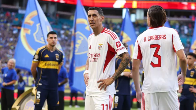 No se vio: el gesto de Ángel Di María a los hinchas de Boca tras su gol para el Benfica