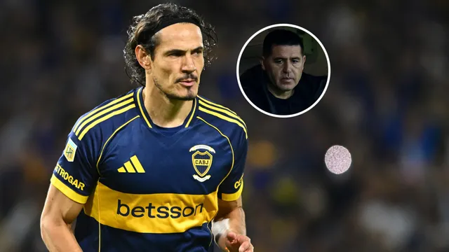 ¿Edinson Cavani sigue en Boca? Qué piensa Riquelme y la cláusula que tiene el uruguayo a fin de año