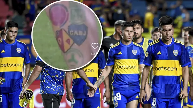 Se fue de Boca sin pena ni gloria, pero tiene tatuado el escudo en la pierna