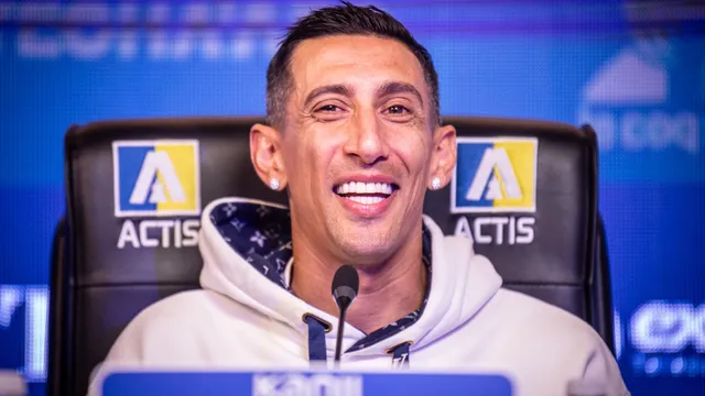 Di María fue presentado en Rosario Central y habló de Boca
