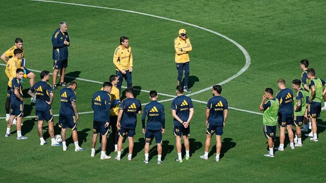 Cuáles son los tres jugadores de Boca que Russo no utilizó en la práctica de fútbol