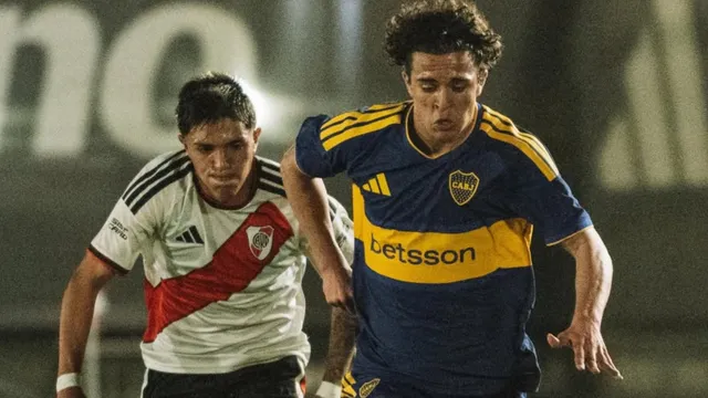 La Reserva de Boca igualó en el Superclásico con River.