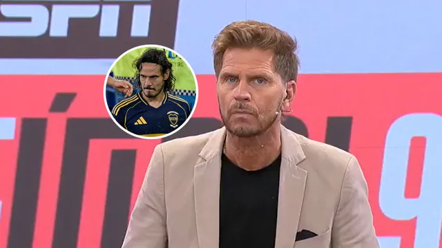 Sebastián Vignolo propuso que Boca juegue con un tridente inédito, sin Cavani: "Ya no puede"