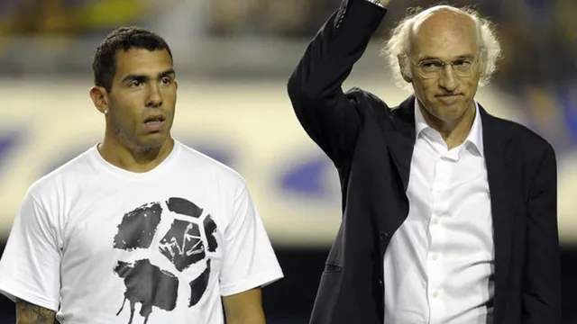 Carlos Tevez y Carlo Bianchi, ídolos de Boca