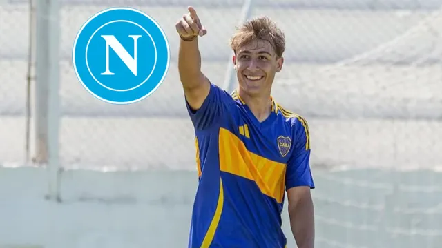 Milton Pereyra, el juvenil de Boca que se va por la patria potestad al Napoli de Italia