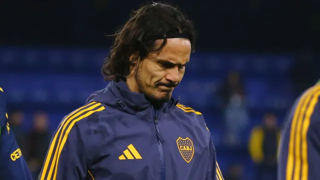 Preocupante: la estadística que expone la falta de continuidad de Edinson Cavani en Boca durante el 2025