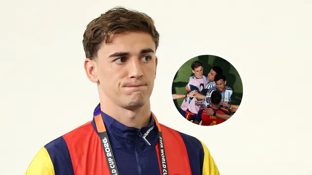 Gavi habló de su pelea con Leandro Paredes: "No es una buena imagen para los niños"