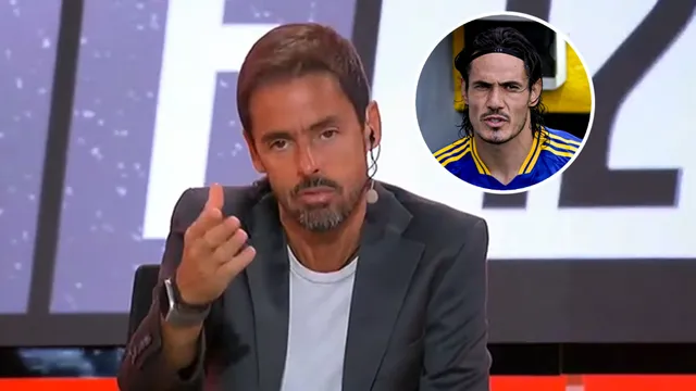 Mariano Closs y una tajante postura sobre el nivel de Cavani en Boca: "Su balance hasta ahora no es bueno"
