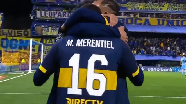 Enorme pase de Paredes: el golazo de Merentiel para el 1-0 de Boca sobre O'Higgins