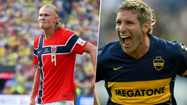La curiosa comparación entre Erling Haaland y Martín Palermo: "Hacen los mismos goles"