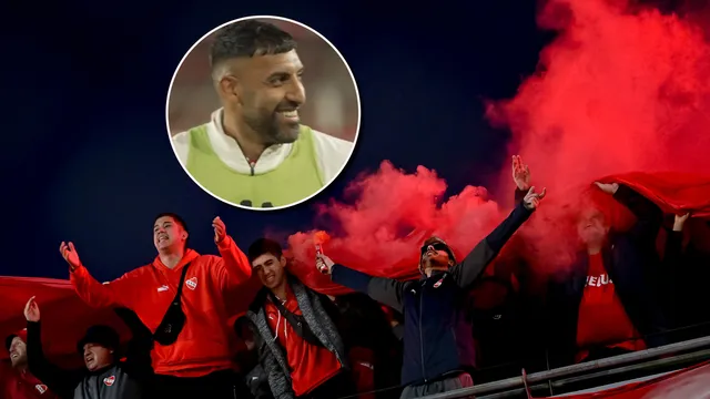 El polémico gesto de Wanchope a la hinchada de Independiente
