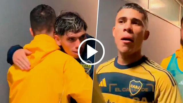 Hay video: el festejo del plantel de Boca apenas ganaron contra Aldosivi