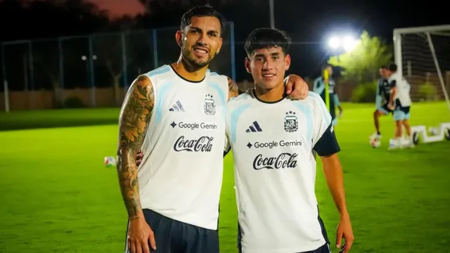 Aranda compartió fotos con la Selección Argentina que conmovieron al Mundo Boca: "Momento único"
