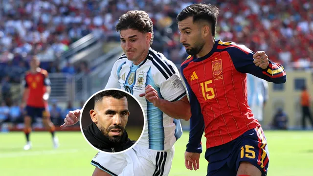 Carlos Tevez marcó la clave que diferenció a España de Argentina en la final: "Eso lo pagamos"