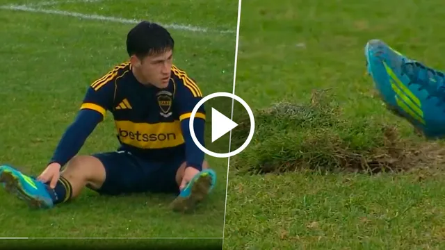 La polémica tanda de penales de Boca y River en el Superclásico de Reserva con el césped como protagonista