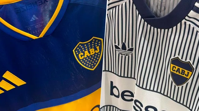 Ya se venden en el exterior: así son las dos nuevas camisetas de Boca