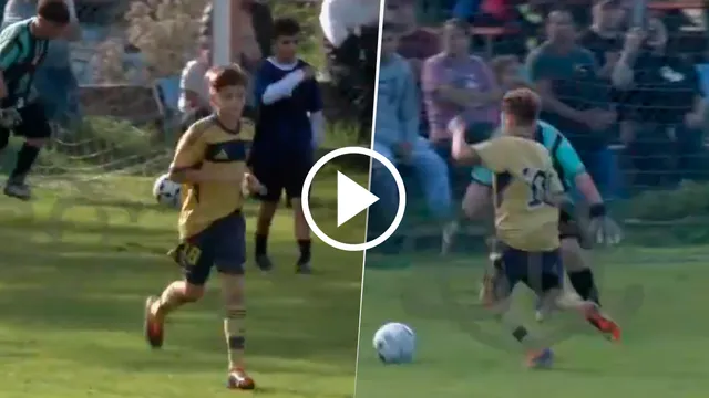 Su papá fue DT de Boca hace poco y ahora él la rompe en las inferiores xeneizes
