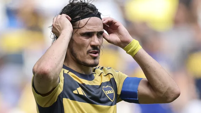 Edinson Cavani, delantero de Boca