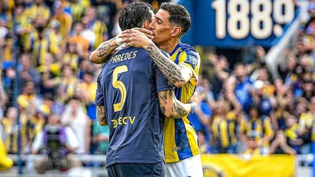 Leandro Paredes sorprendió a Ángel Di María en su día libre en Boca