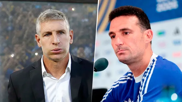 Scaloni bromeó con Martín Palermo y Djalminha: "Este jugaba mejor que vos"