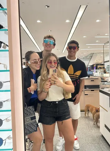 Obando y Colidio de vacaciones. 