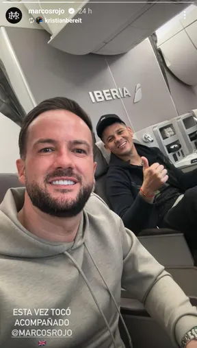 Rojo, rumbo a Londres.