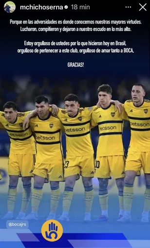 La historia que publicó Chicho Serna.