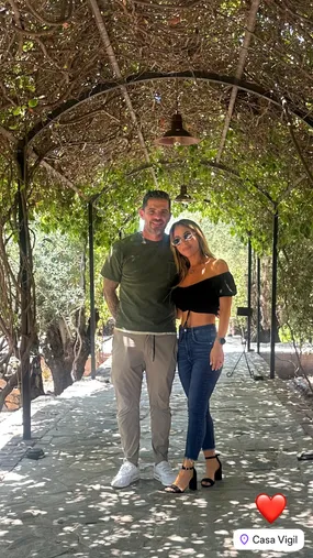 Gago viajó a Mendoza junto a su pareja para pasar fin de año. (Instagram)