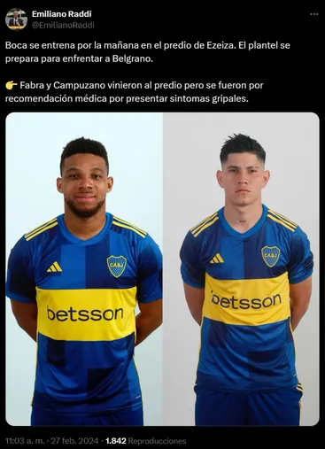 Fabra y Campuzano se fueron del predio.