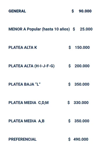 Los precios para ver a Argentina en La Bombonera. (AFA Oficial)