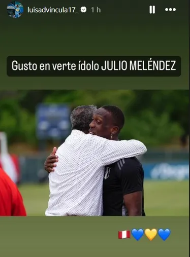 Advíncula se cruzó a una gloria de Boca. (Instagram)