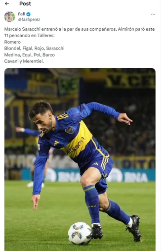 Saracchi, a la par.