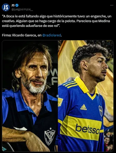 La opinión de Ricardo Gareca. (Captura)
