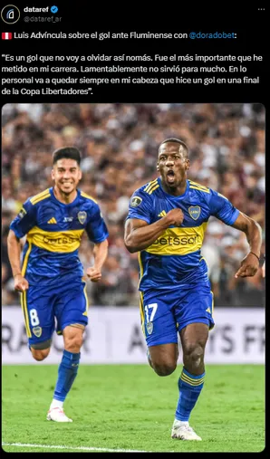 Advíncula recordó su gol. (Captura)