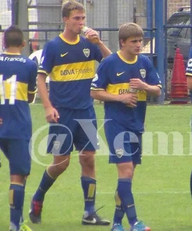 Boca lo formó en la posición de volante central. (Gentileza Sebastián Vidal)