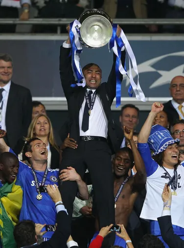 Di Matteo, el DT del Chelsea en 2012 (Getty)