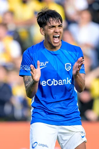 Matías Galarza en el Genk de Bélgica