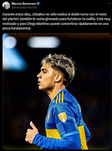 El Changuito, enfocado en volver a jugar.