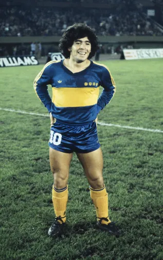 Diego, un símbolo de Boca. Eterno, como la camiseta del 81.
