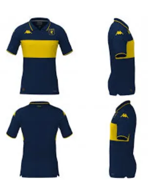 La camiseta que lanzará el Genoa. 