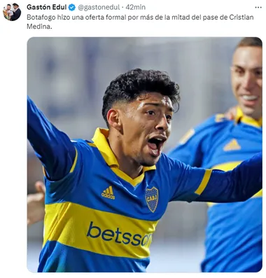 Botafogo quiere a Cristian Medina. (Captura)
