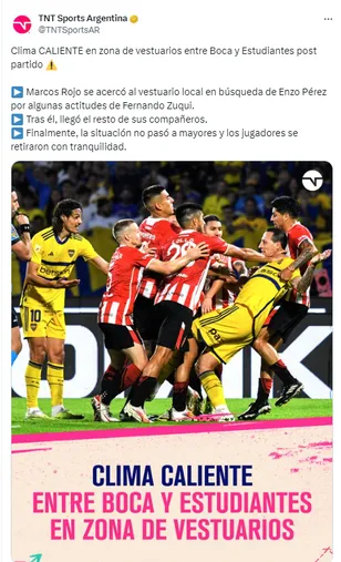 Final caliente en Estudiantes-Boca.