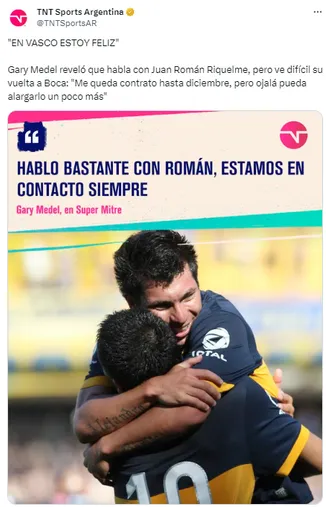 Medel no volvería a Boca. (Captura)