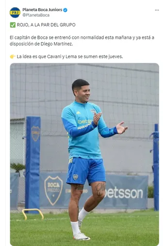Rojo, a la par.